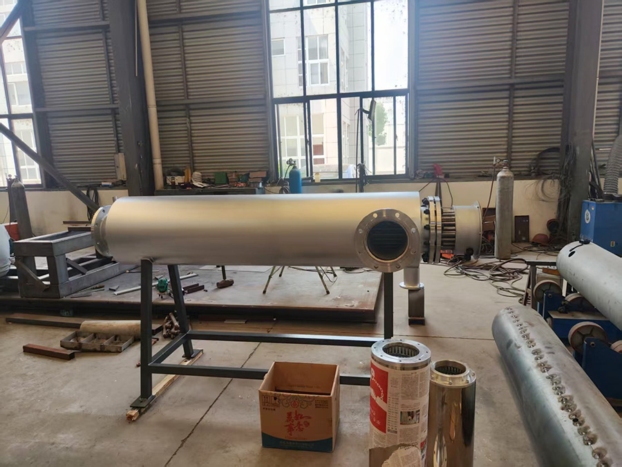 80KW不锈钢管道加热器