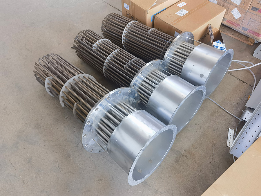 100KW法兰加热管